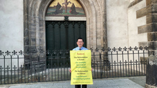 종교개혁은 허구다 2 (독일 '비텐베르크 성당 앞' 1인 시위)